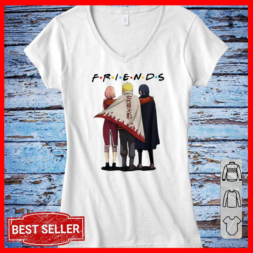 Friends Naruto Uchiha Sasuke Haruno Sakura shirt