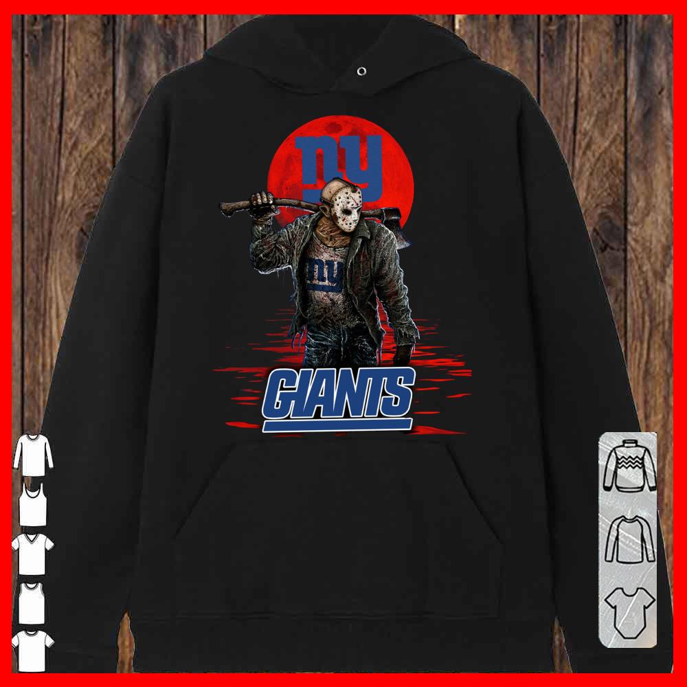 Giants Browns Mashup Jason Voorhees Horror Movies Shirt, Jason Voorhees Giants Hoodies