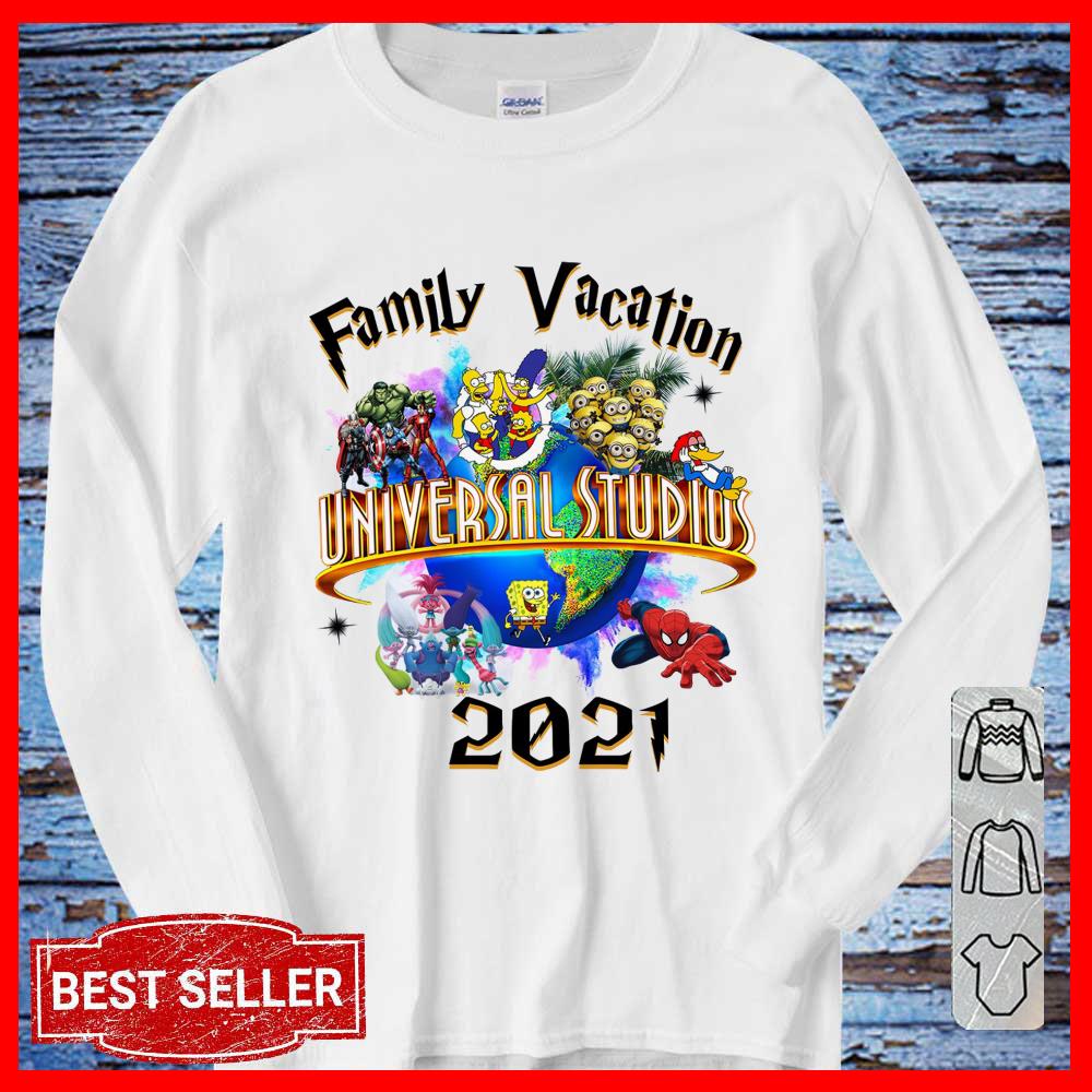 Universal Studios Family Vacation 2021 Shirt, Avenger Minion Spider man sweatShirt