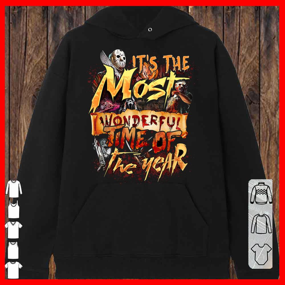 Horror Halloween It's The Most Wonderful Time of The Year Hoodies