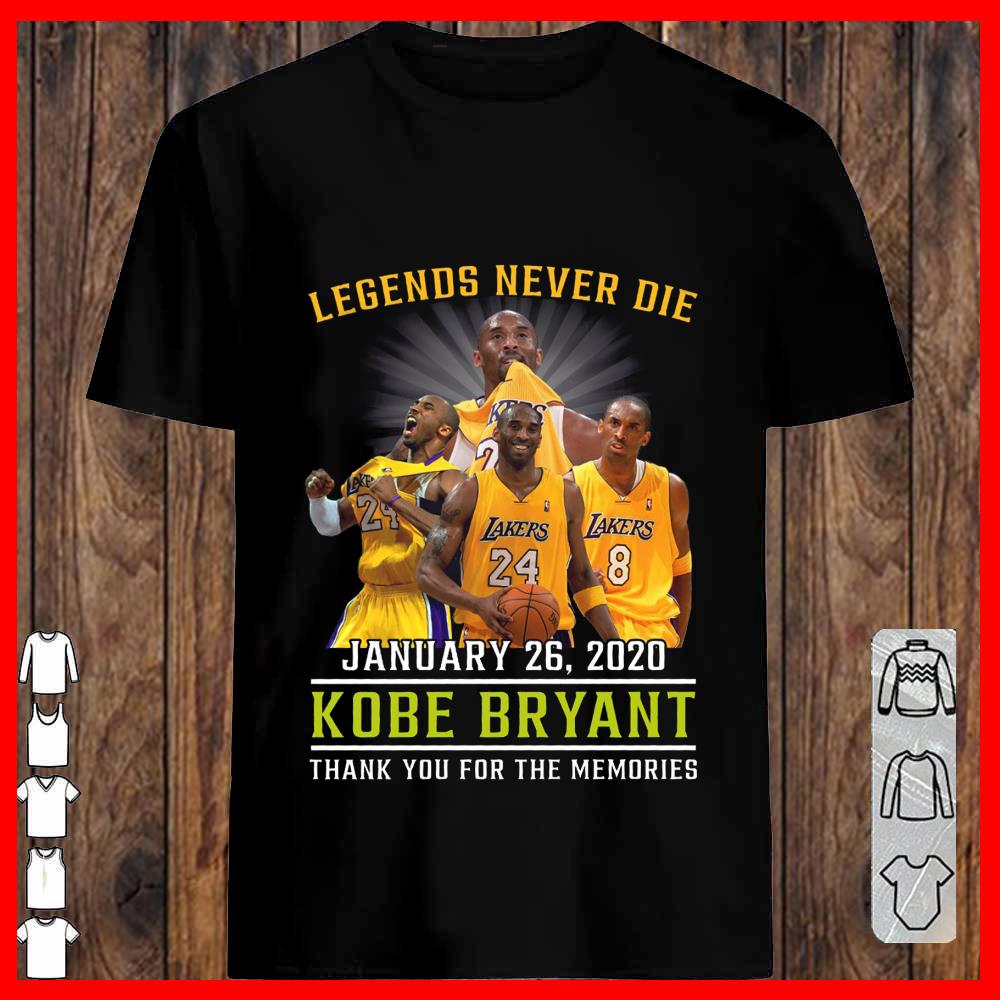 Kobe Bryant Legend never die Shirt, Kobe Bryant Lakers Shirt, Kobe Bryan Women-T-shirt
