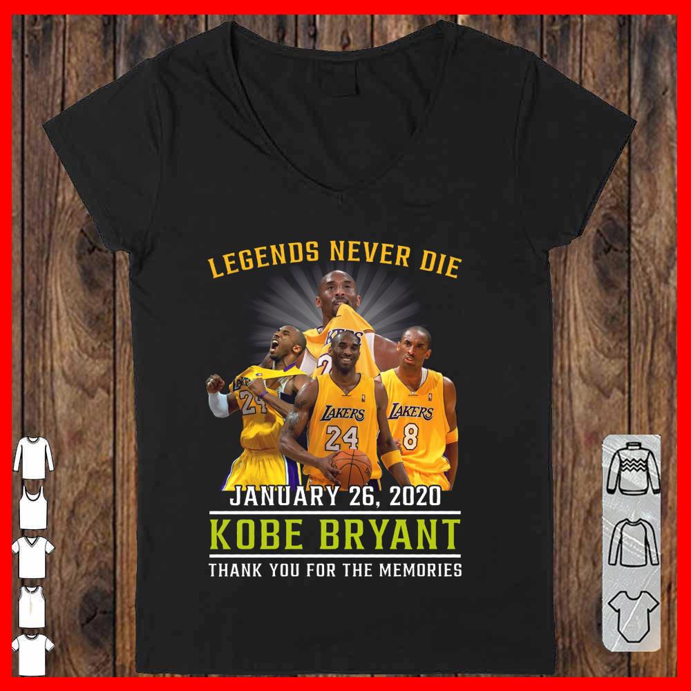 Kobe Bryant Legend never die Shirt, Kobe Bryant Lakers Shirt, Kobe Bryan Women-T-shirt