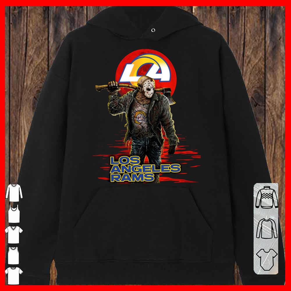 Los Angeles Rams Mashup Jason Voorhees Horror Movies Hoodies
