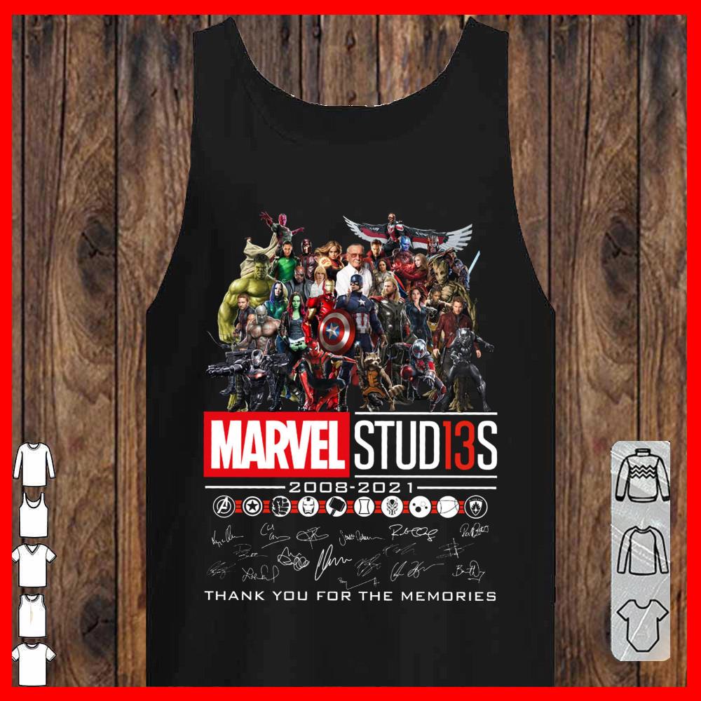 Marvel Studio 13S 200802021 Signature Shirt, Marvel Studio Thank You For The Memories Shirt