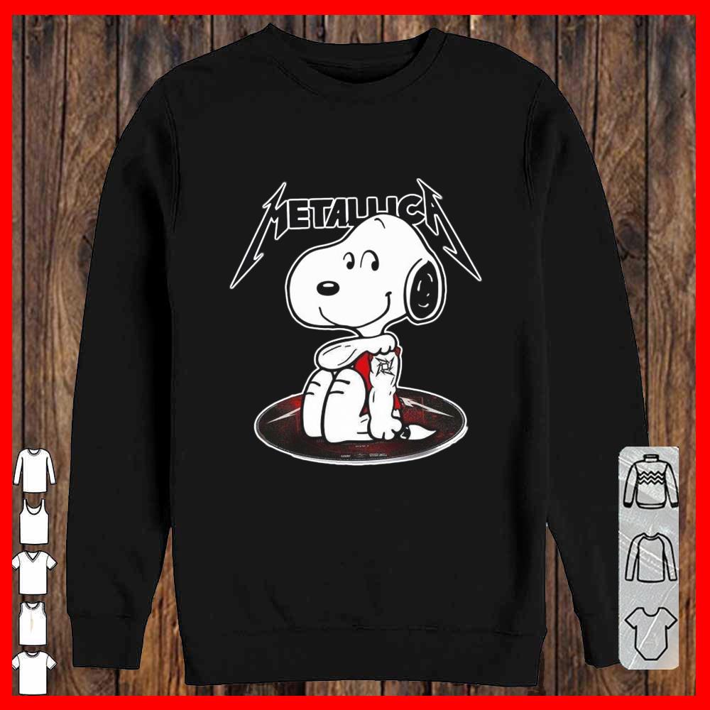 Metallica Snoopy Tatoo the hand Sweatshirt