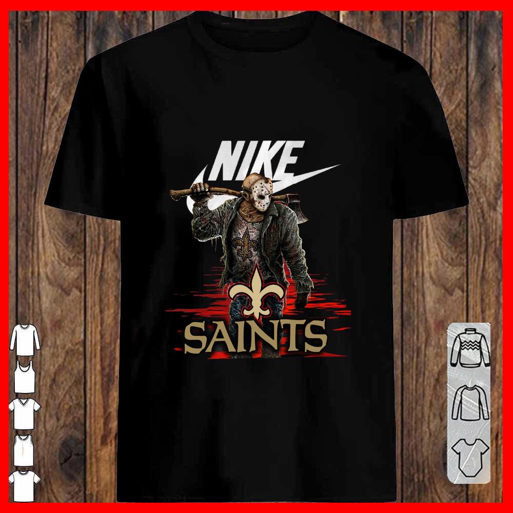 Nike Logo Mashup Vikings Jason Voorhees Horror Movies Shirt, Jason Voorhees Vikings T-shirt