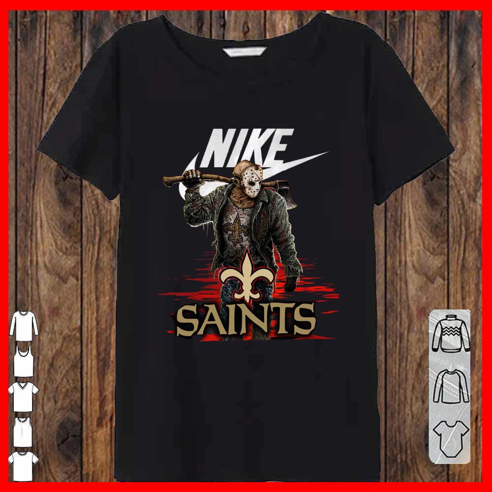 Nike Logo Mashup Vikings Jason Voorhees Horror Movies Shirt, Jason Voorhees Vikings Women-T-shirt