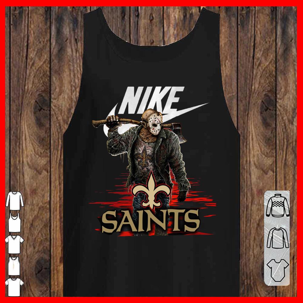 Nike Logo Mashup Vikings Jason Voorhees Horror Movies Shirt, Jason Voorhees Vikings tank-top