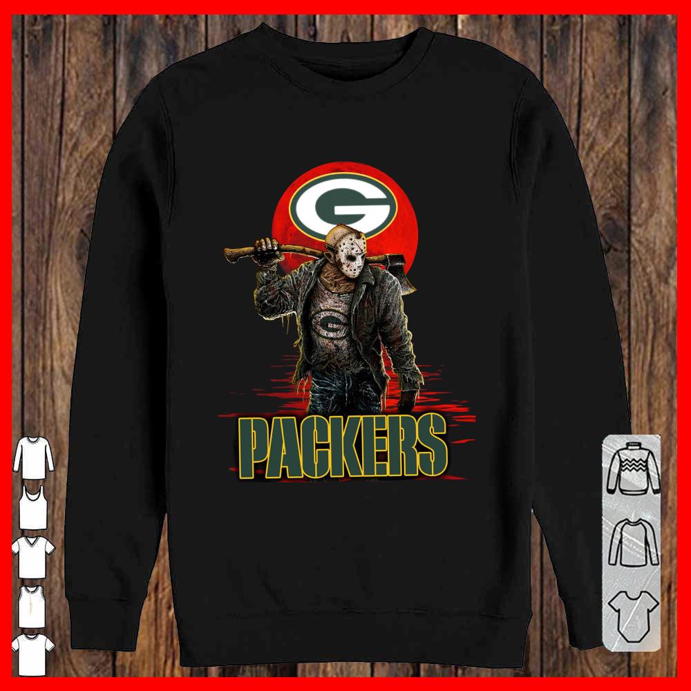 Packers Mashup Jason Voorhees Horror Movies Shirt, Jason Voorhees Packers Shirt