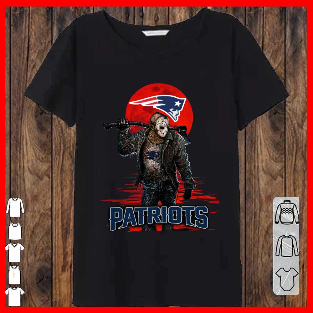 Patriots Mashup Jason Voorhees Horror Movies Shirt, Jason Voorhees Patriots Women-T-shirt