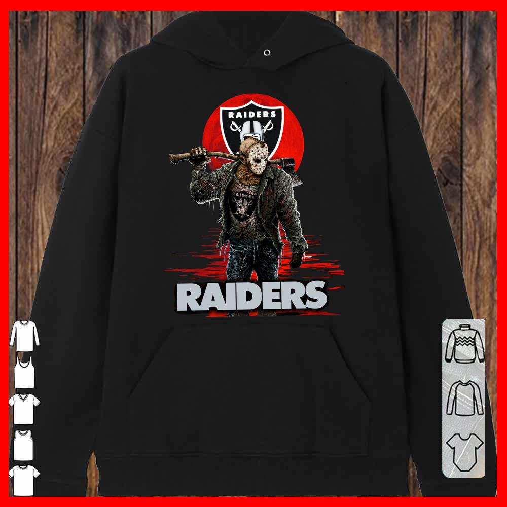 Raiders Mashup Jason Voorhees Horror Movies Shirt, Jason Voorhees Raiders Shirt