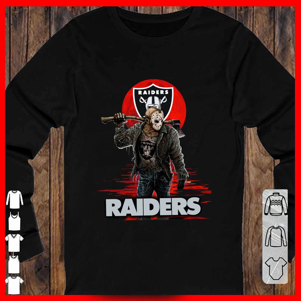 Raiders Mashup Jason Voorhees Horror Movies Shirt, Jason Voorhees Raiders Shirt