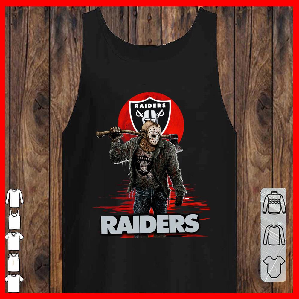 Raiders Mashup Jason Voorhees Horror Movies Shirt, Jason Voorhees Raiders Shirt