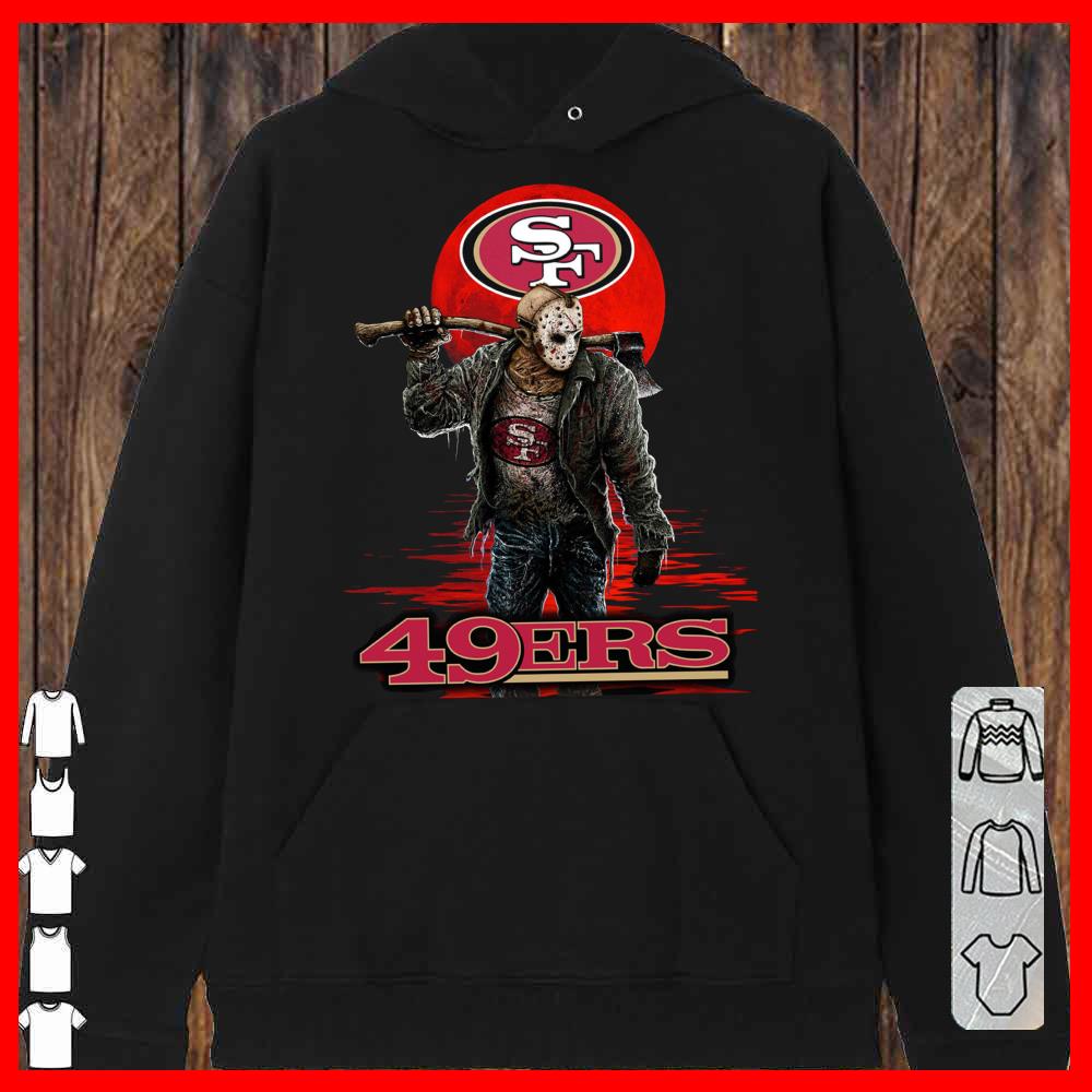 San Francisco 49ers Mashup Jason Voorhees Horror Movies Hoodies