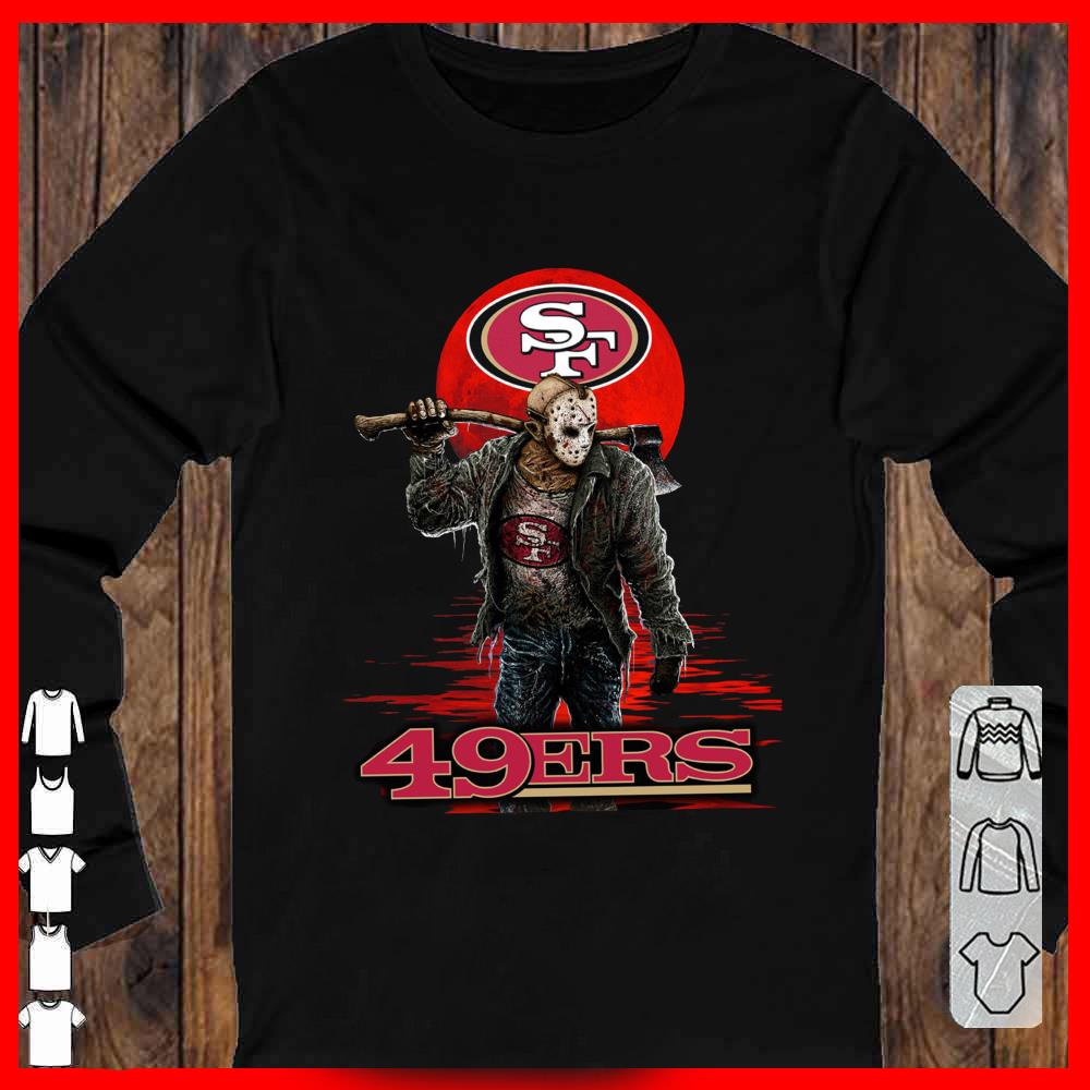 San Francisco 49ers Mashup Jason Voorhees Horror Movies Longsleeve
