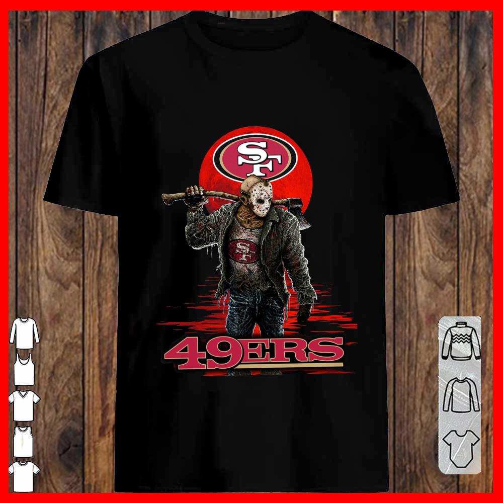 San Francisco 49ers Mashup Jason Voorhees Horror Movies T-shirt