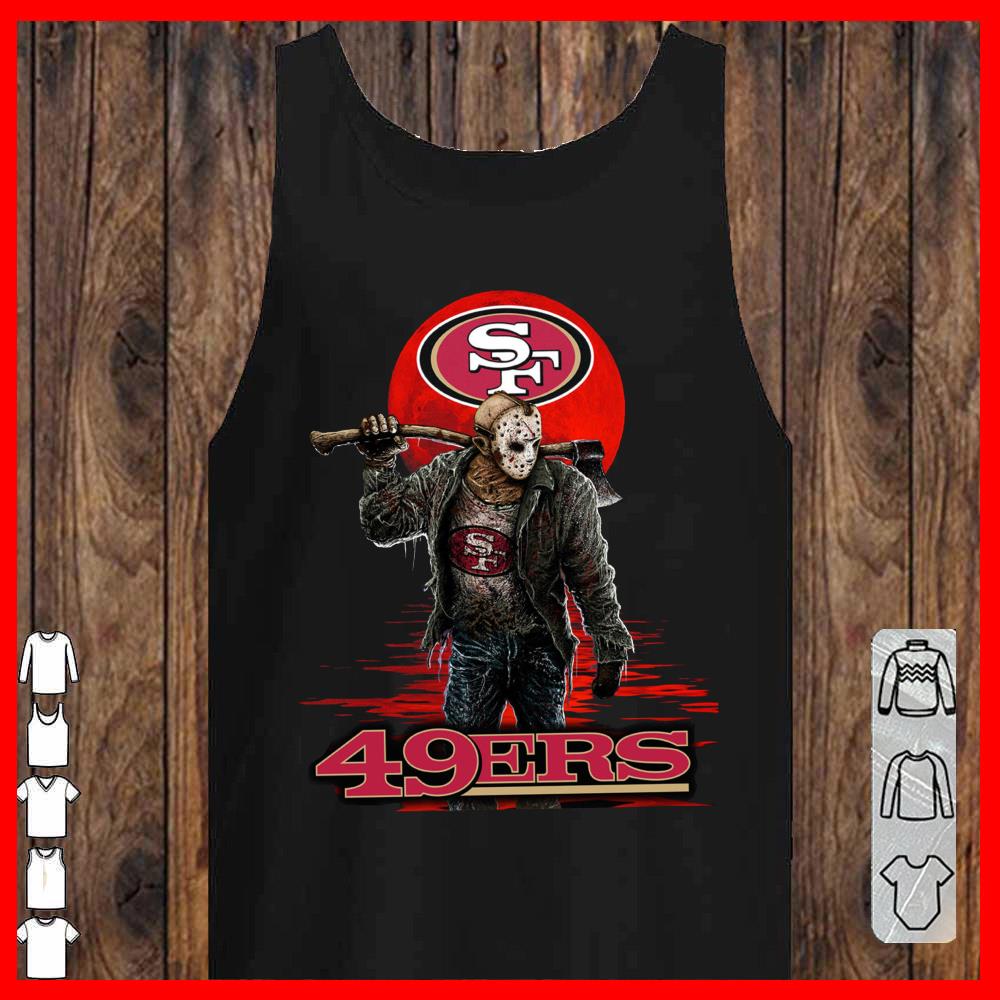 San Francisco 49ers Mashup Jason Voorhees Horror Movies tank-top