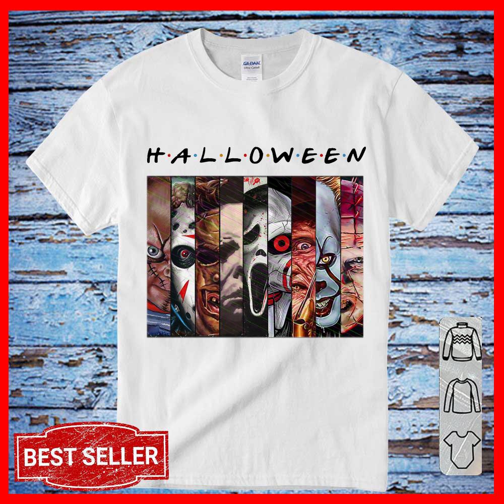 Scary Horror Movies Characters Halloween Costume Gifts T-shirt