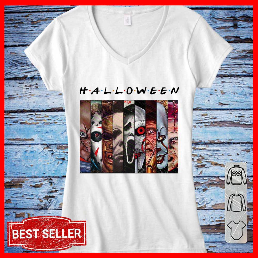 Scary Horror Movies Characters Halloween Costume Gifts T-shirt