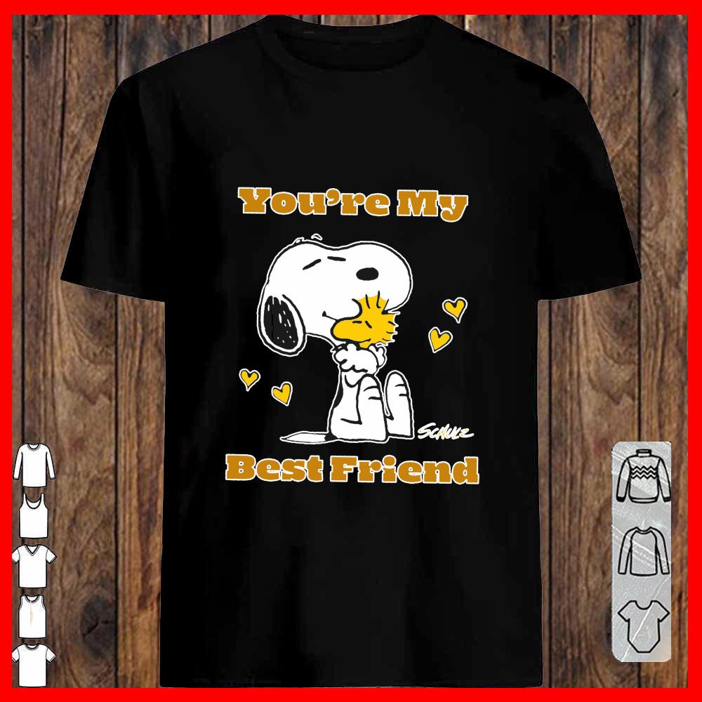 Snoopy And Charlie Brown You're My Best Friends T-shirt
