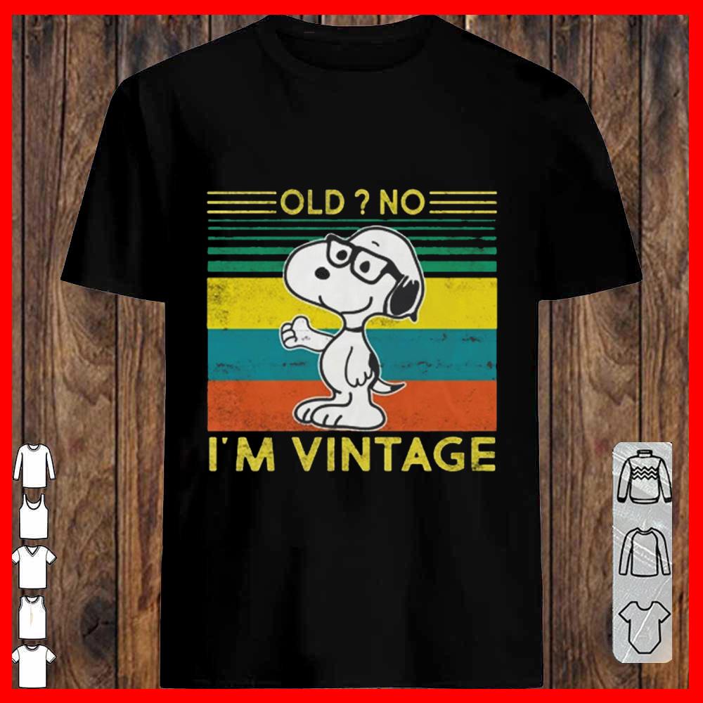 Snoopy Old No I'm Vintage T-shirt