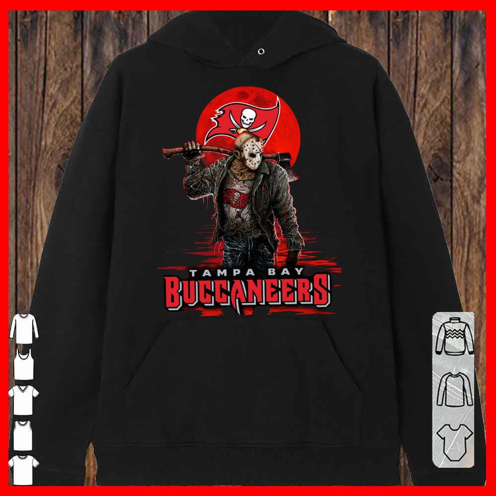 Tampa Bay Buccaneers Mashup Jason Voorhees Horror Movies Hoodies