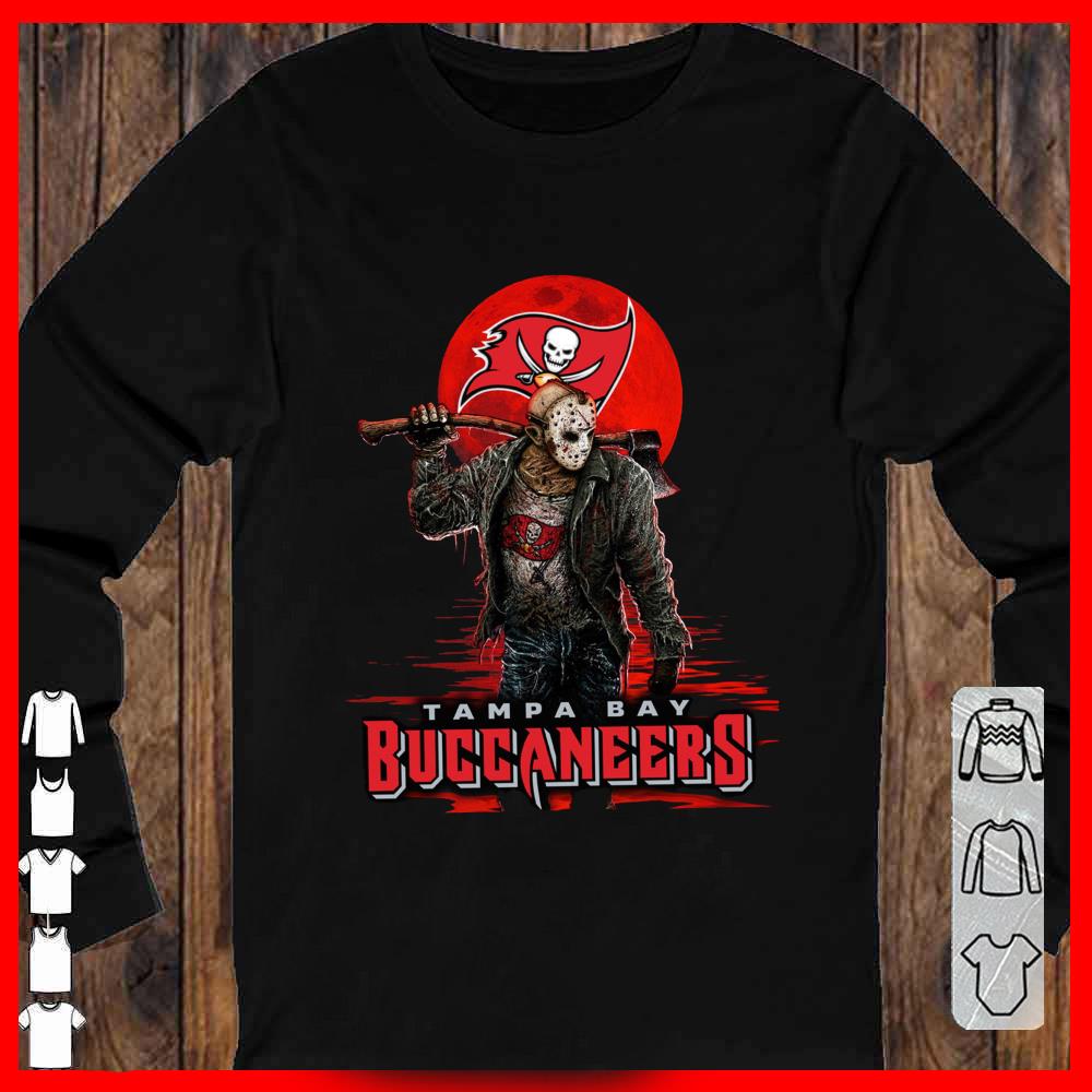 Tampa Bay Buccaneers Mashup Jason Voorhees Horror Movies Longsleeve