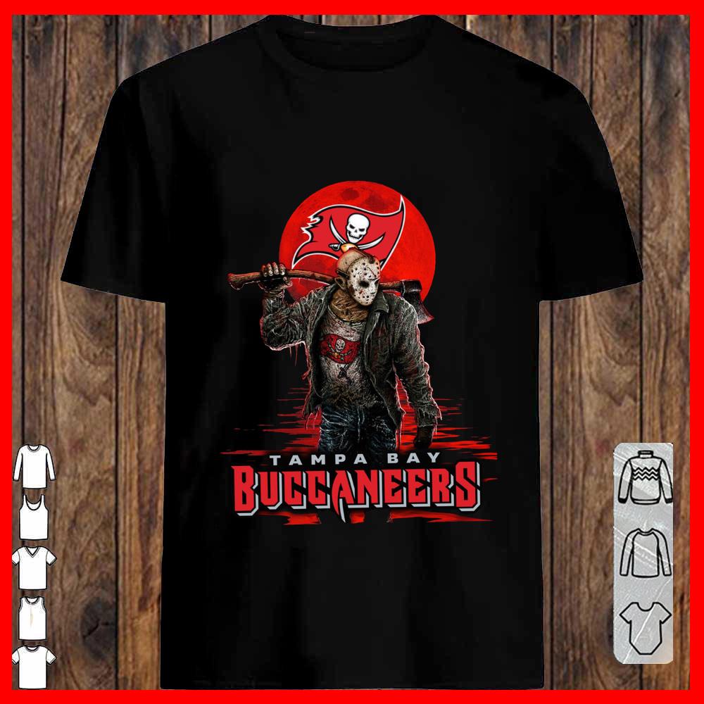 Tampa Bay Buccaneers Mashup Jason Voorhees Horror Movies T-shirt