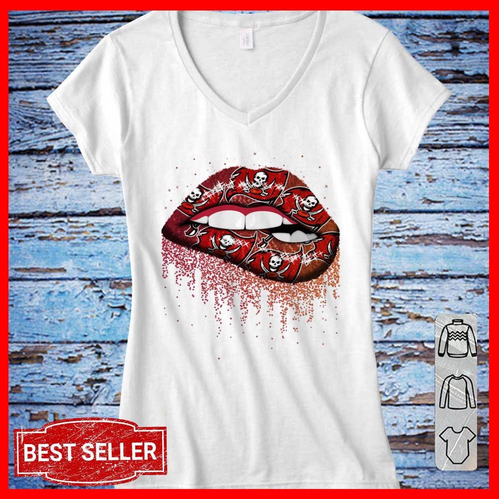 Tampa Bay Buccaneers Red Lips Shirt