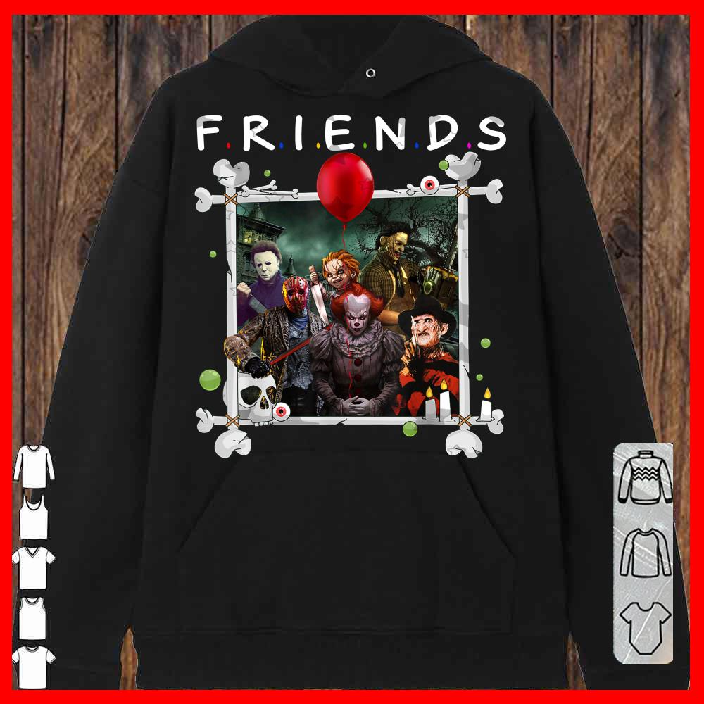 Team Friends Horror Scary Movies Halloween Costume Character Hoodies