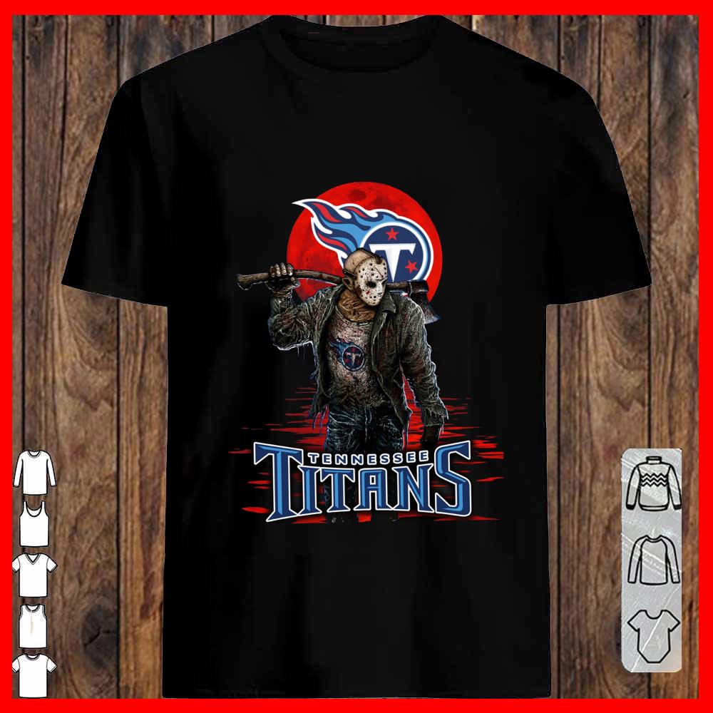 Tennessee Titans Mashup Jason Voorhees Horror Movies Shirt