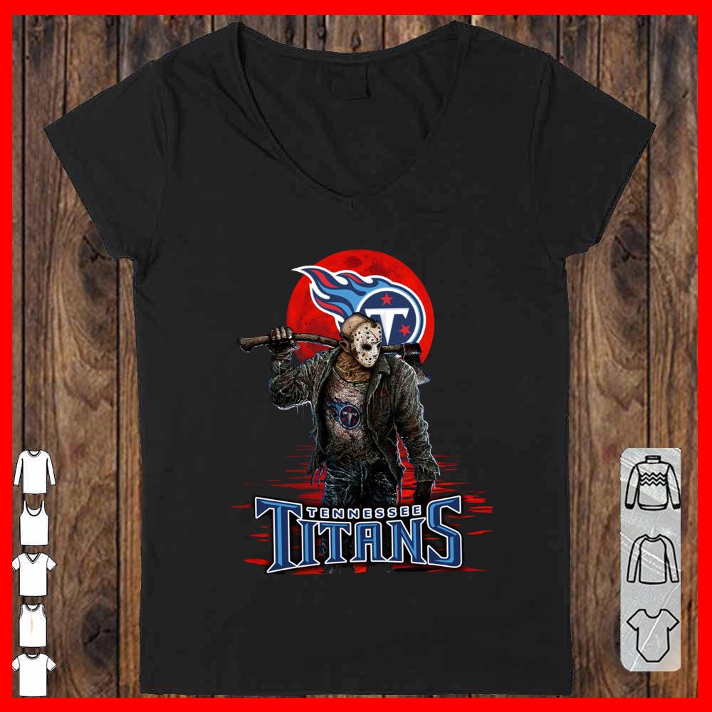 Tennessee Titans Mashup Jason Voorhees Horror Movies Shirt
