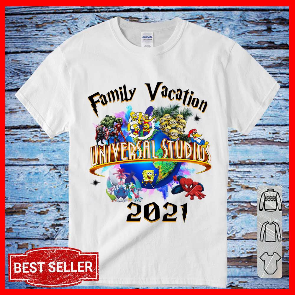 Universal Studios Family Vacation 2021 Shirt, Avenger Minion Spider man sweatShirt