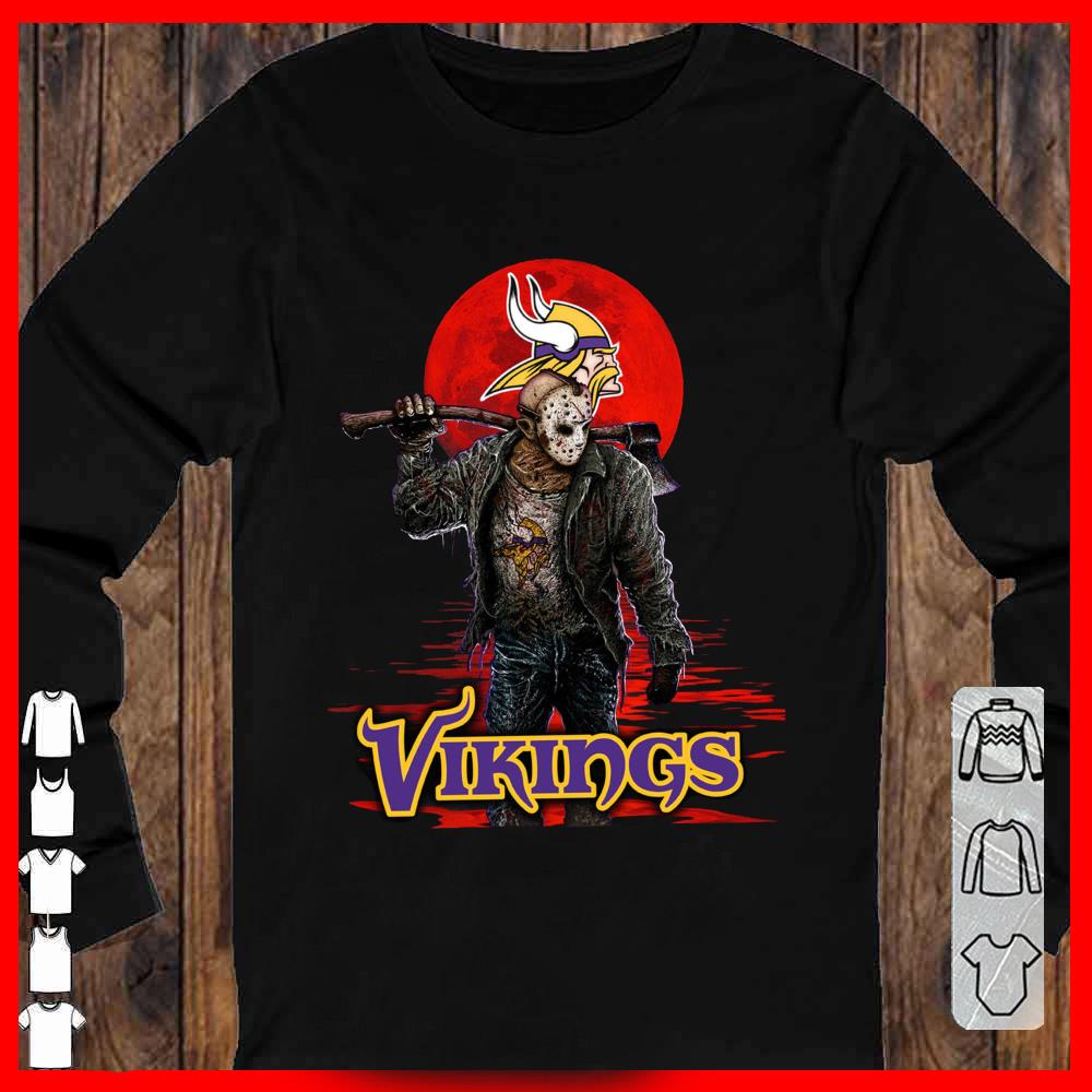 Vikings Mashup Jason Voorhees Horror Movies Shirt, Jason Voorhees Vikings Shirt