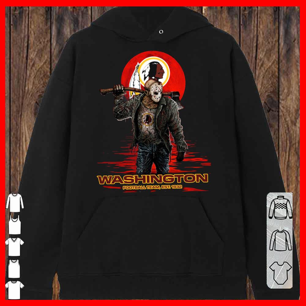 Washington Football Mashup Jason Voorhees Horror Movies Shirt