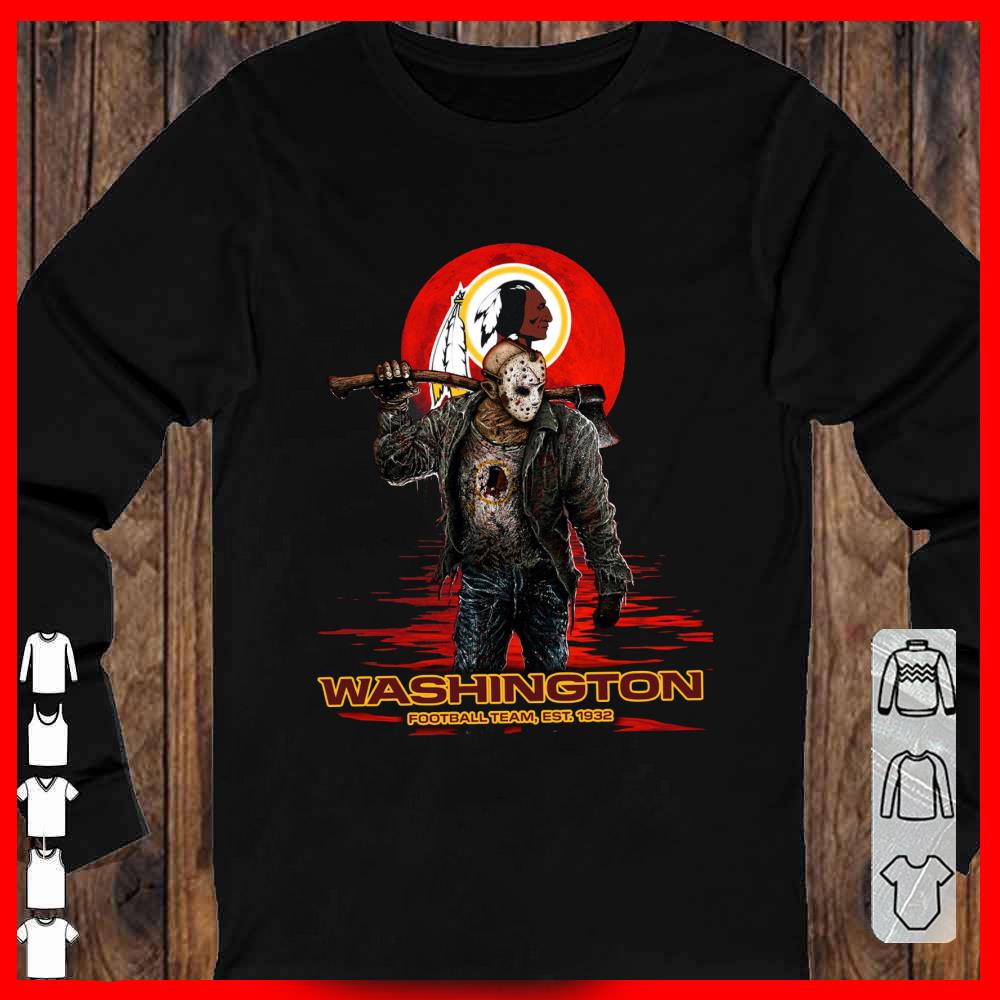 Washington Football Mashup Jason Voorhees Horror Movies Shirt