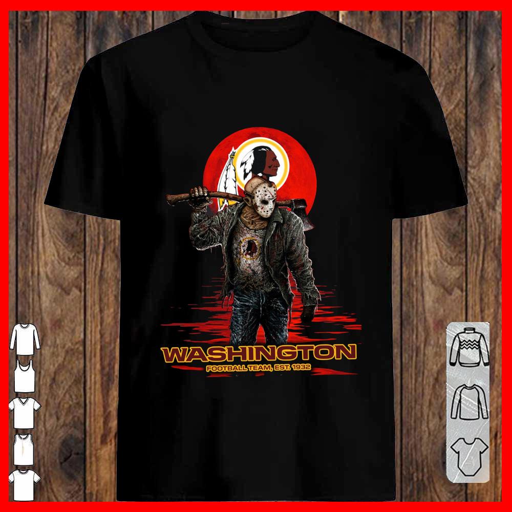 Washington Football Mashup Jason Voorhees Horror Movies Shirt