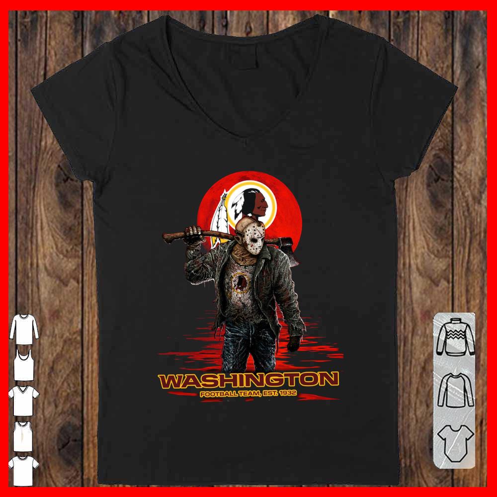 Washington Football Mashup Jason Voorhees Horror Movies Shirt