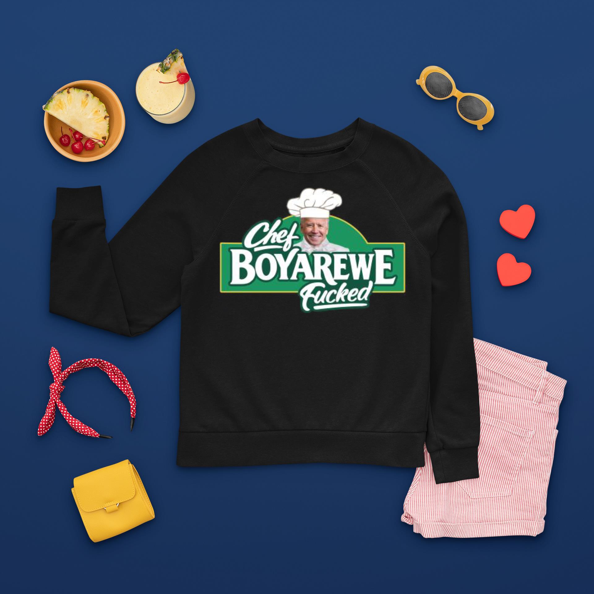 Chef Boyardee Fucked Joe Biden sweatshirt