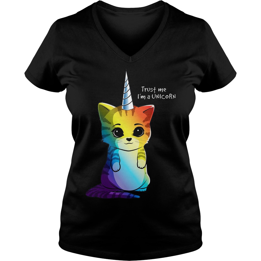 Caticorn Rainbow Meowgical Cat Unicorn Kittycorn Shirt 5 Caticorn Rainbow Meowgical Cat Unicorn Kittycorn V Neck