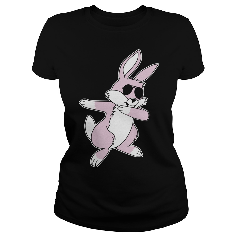 Dabbing HipHop Bunny Easter Day Shirt 7 Dabbing Hiphop Bunny Easter Day Ladies