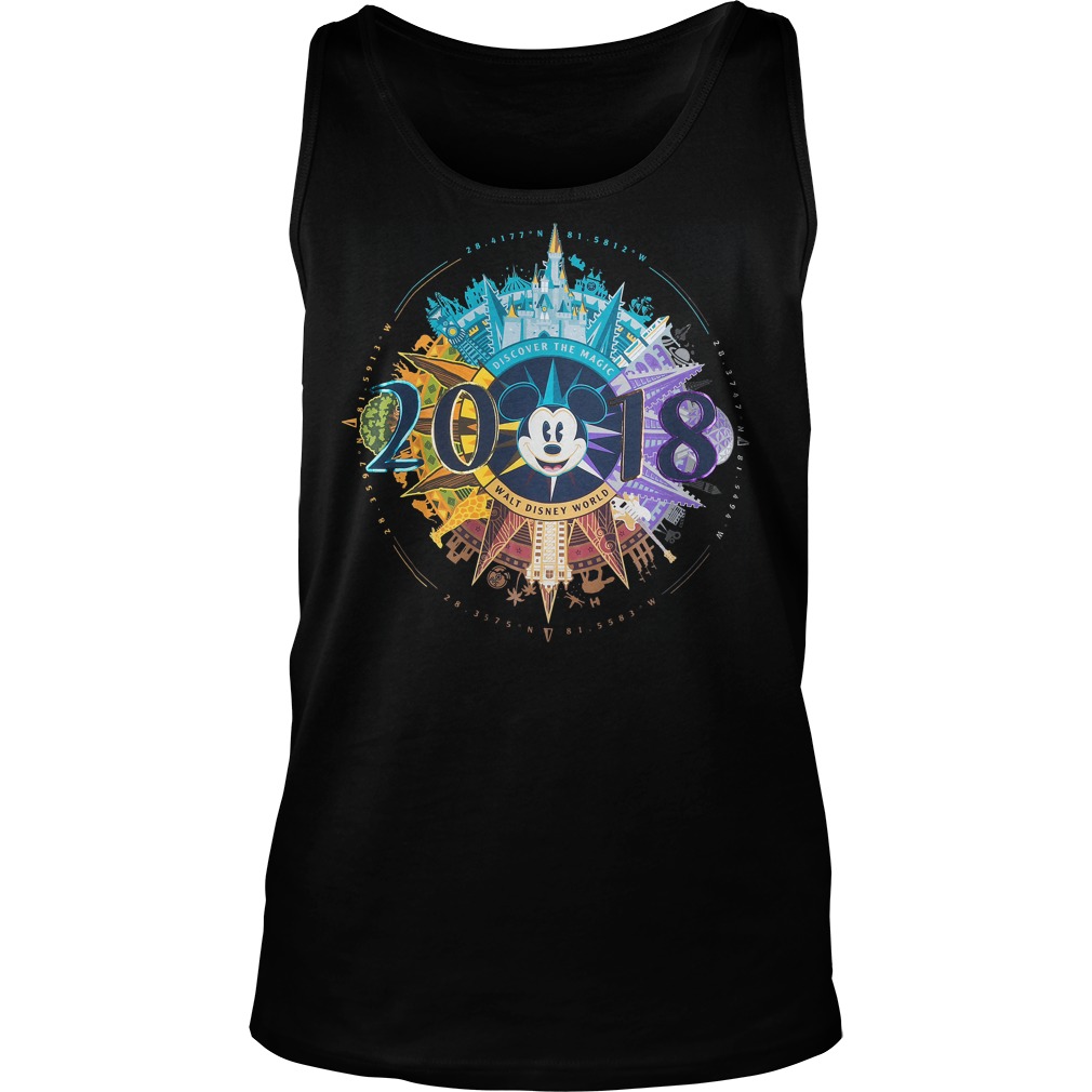 Mickey Mouse Compass Walt Disney World 2018 Shirt 6 Mickey Mouse Compass Walt Disney World 2018 Tanktop