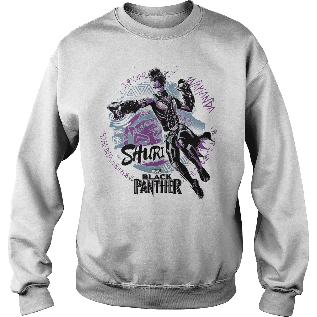 Marvel Black Panther Movie Shuri Graffiti Graphic Shirt 3 Marvel Black Panther Movie Shuri Graffiti Graphic Shirt Sweat Shirt