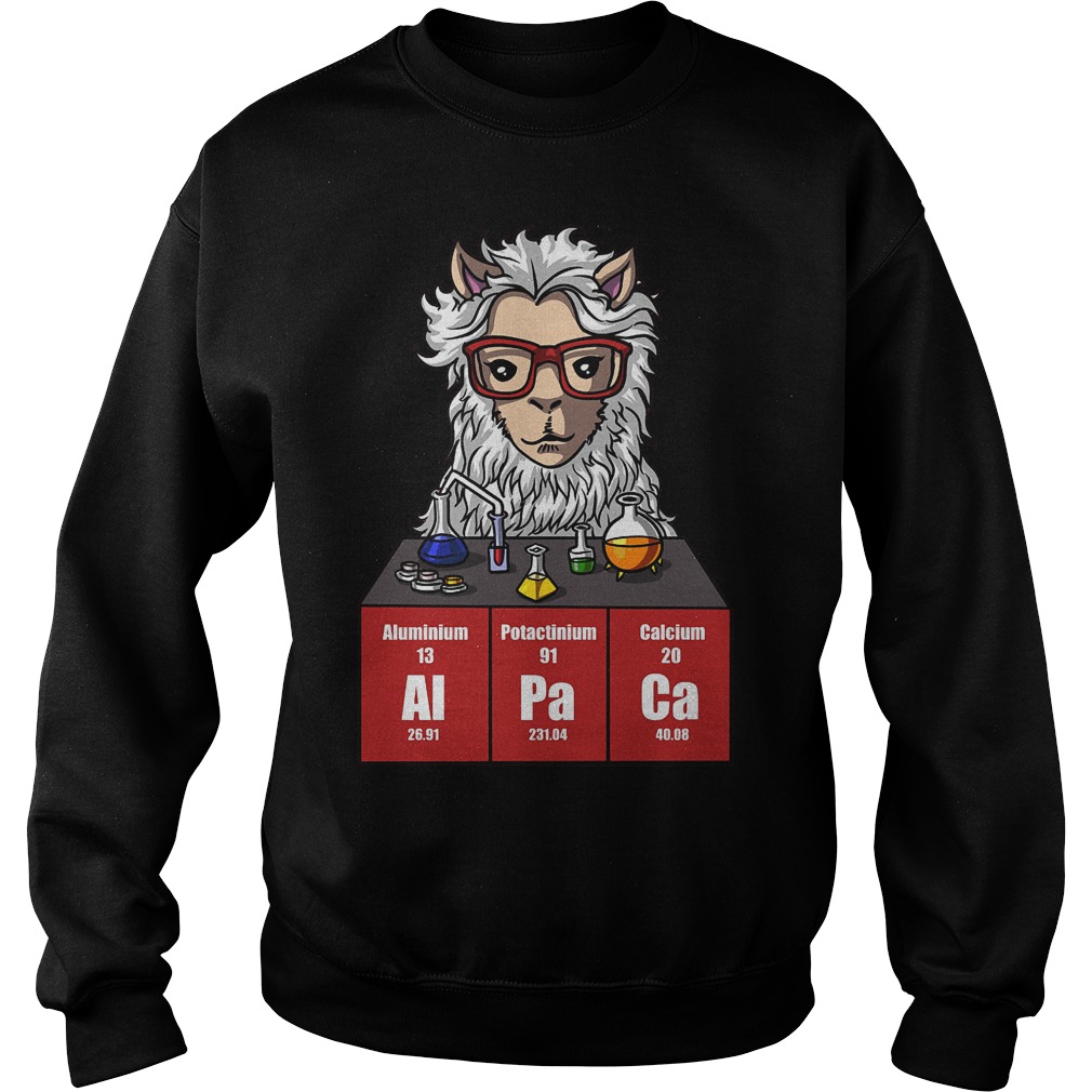 Chemistry Alpaca Cute Llama Science Teacher Shirt 3 Chemistry Alpaca Cute Llama Science Teacher Sweater