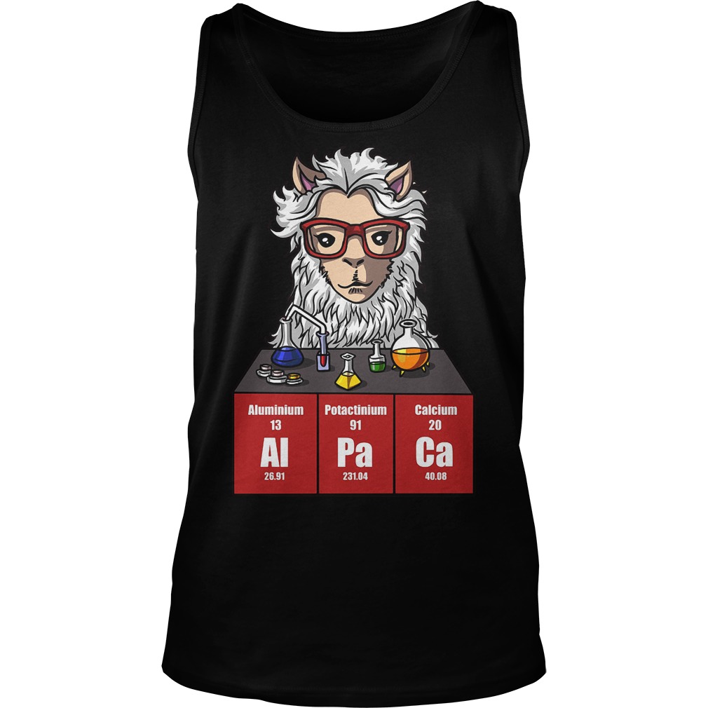 Chemistry Alpaca Cute Llama Science Teacher Shirt 7 Chemistry Alpaca Cute Llama Science Teacher Tank Top