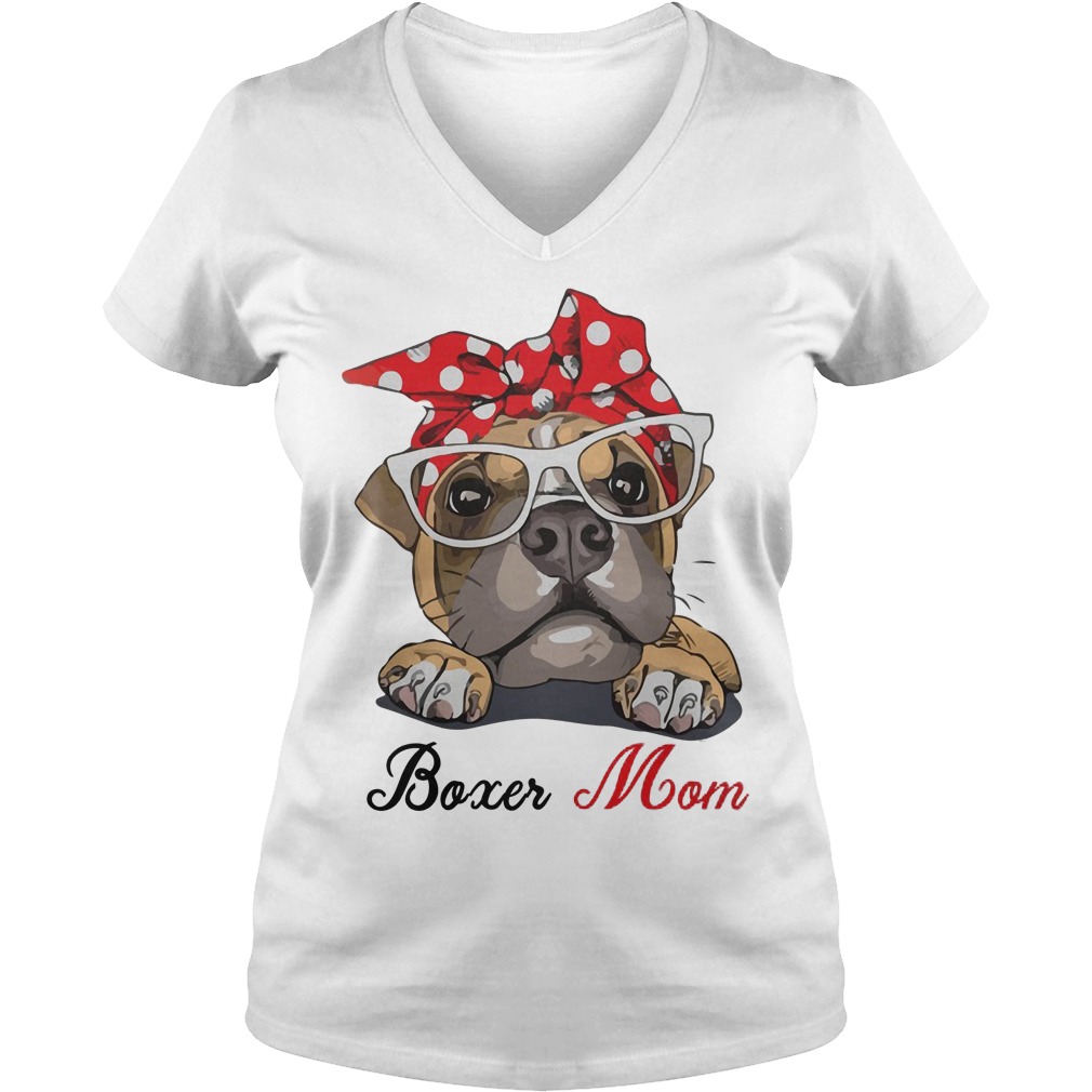 Cute Boxer Dog Mom Shirt Limited Edition