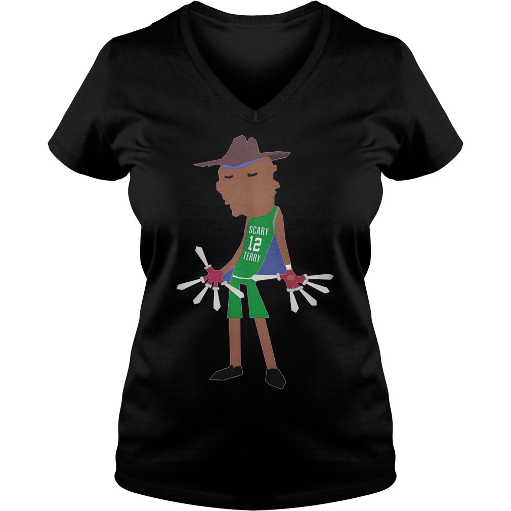 Its Scary Terry Rozier Shirt 5 Its Scary Terry Rozier Ladies Vneck