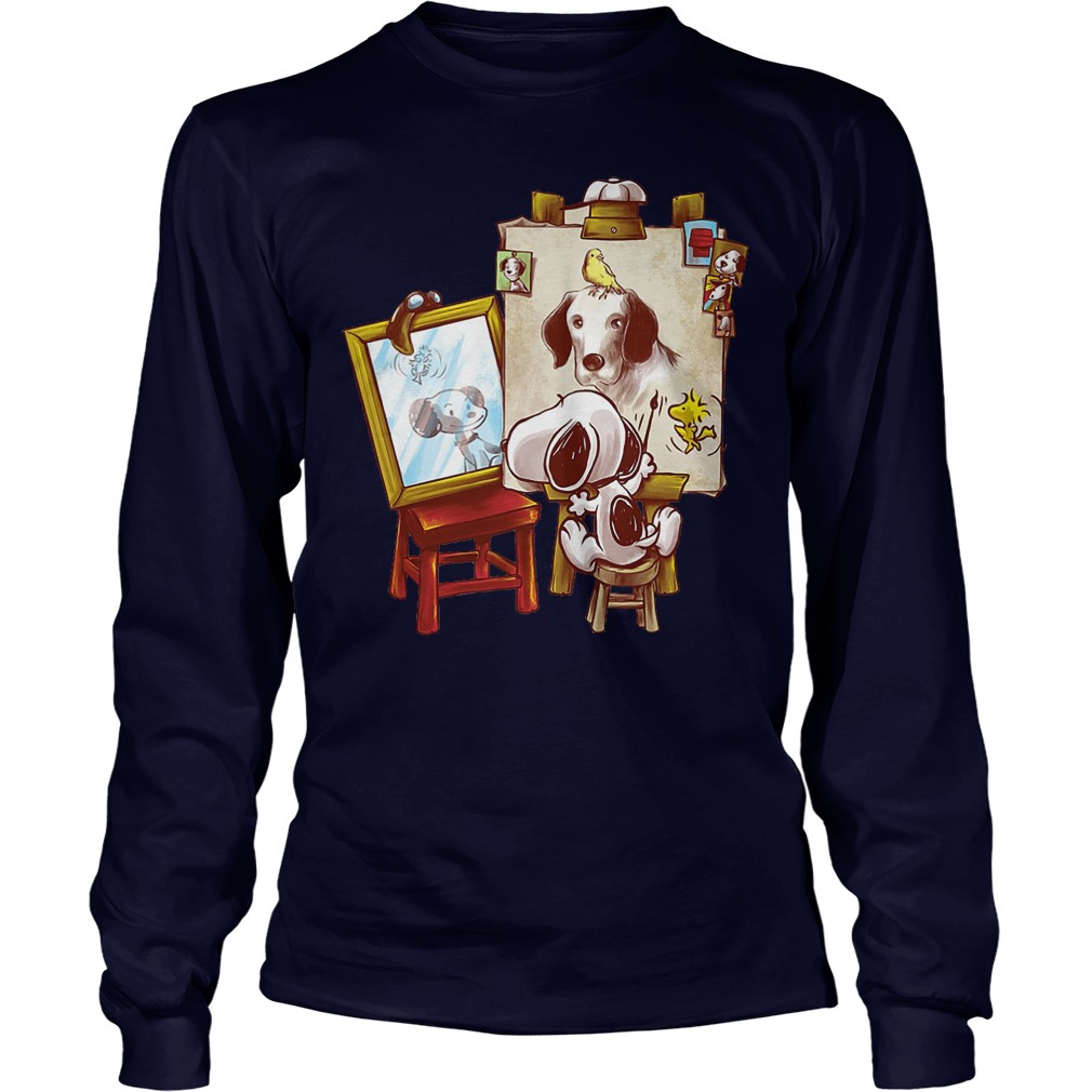 Look At Snoopy In The Mirror Shirt 4 Look At Snoopy In The Mirror Longsleeve