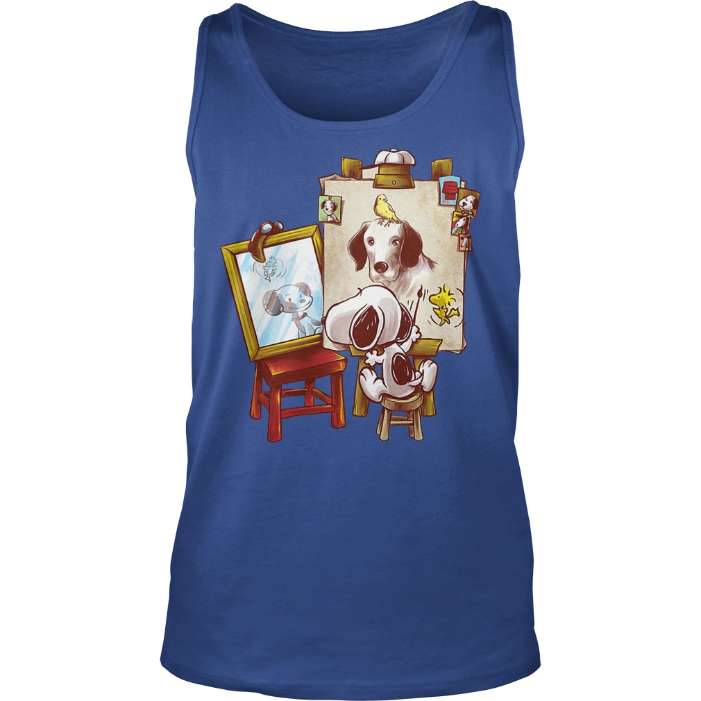 Look At Snoopy In The Mirror Shirt 6 Look At Snoopy In The Mirror Tanktop