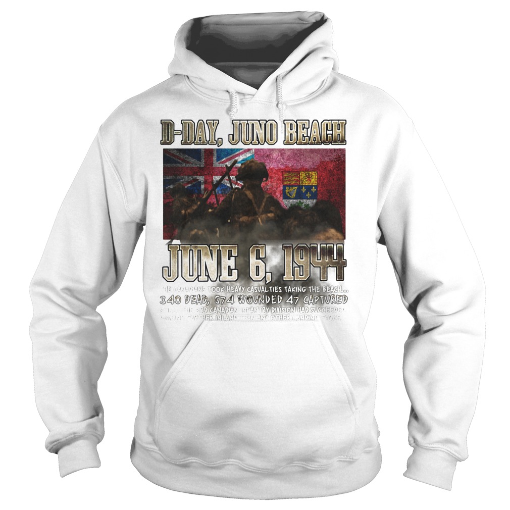 D Day Juno Beach June 6, 1944 T-Shirt 2 D Day Juno Beach June 6, 1944 Hoodie